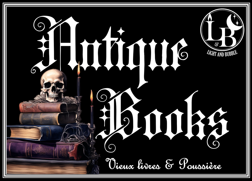 ANTIQUE BOOKS - bougieDescription L'odeur particulière de papier vieilli, de grimoires poussiéreux et de textes anciens. Antique Books délivre un parfum mystérieux et sophistiqué à base de plantes terreuses, de cuir boisé et de musc vanillé. Détails 350ml