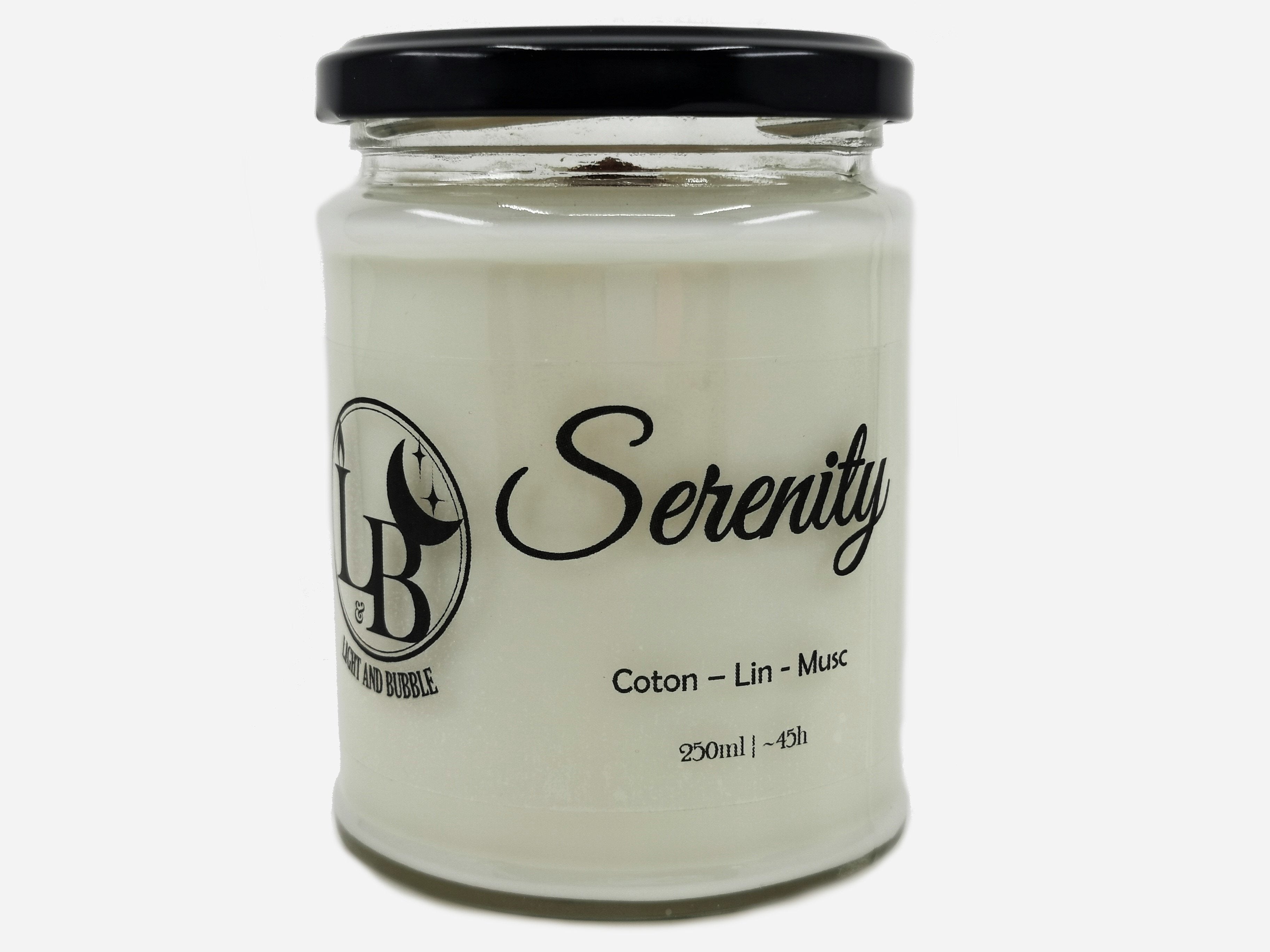 SERENITY candle Light And Bubble