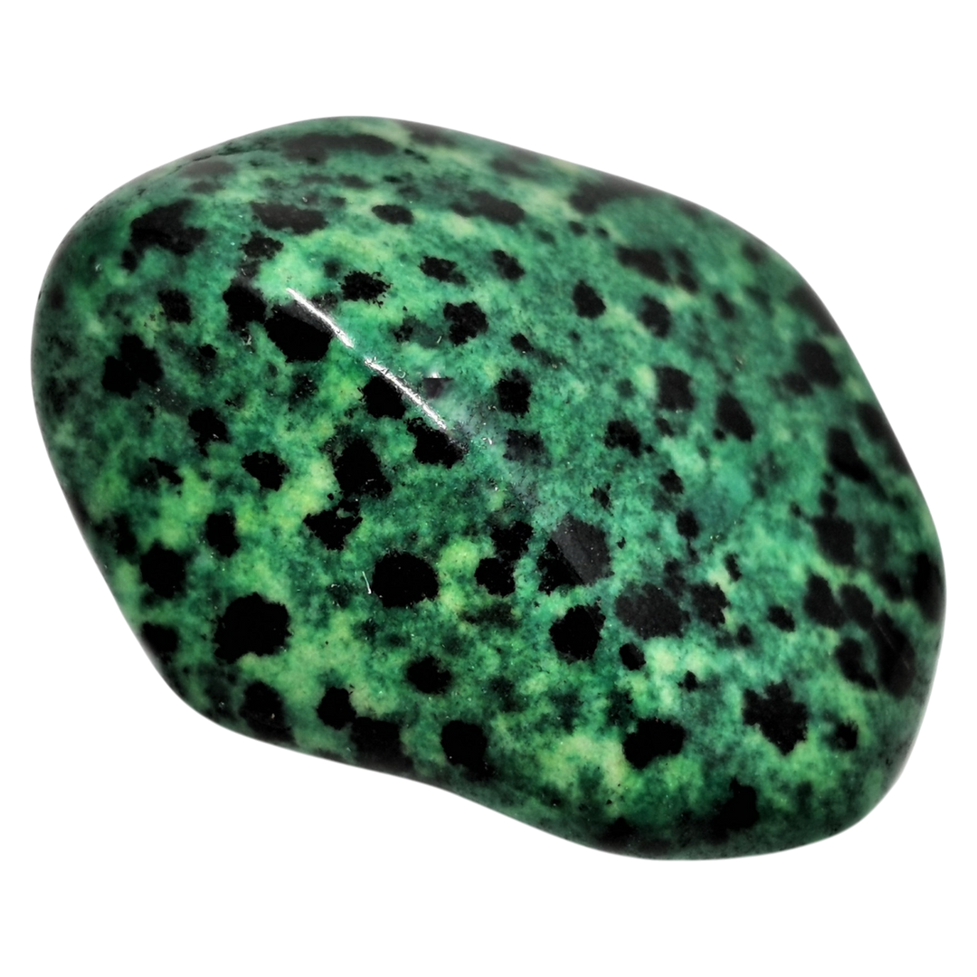 GREEN DALMATIAN JASPER - polished