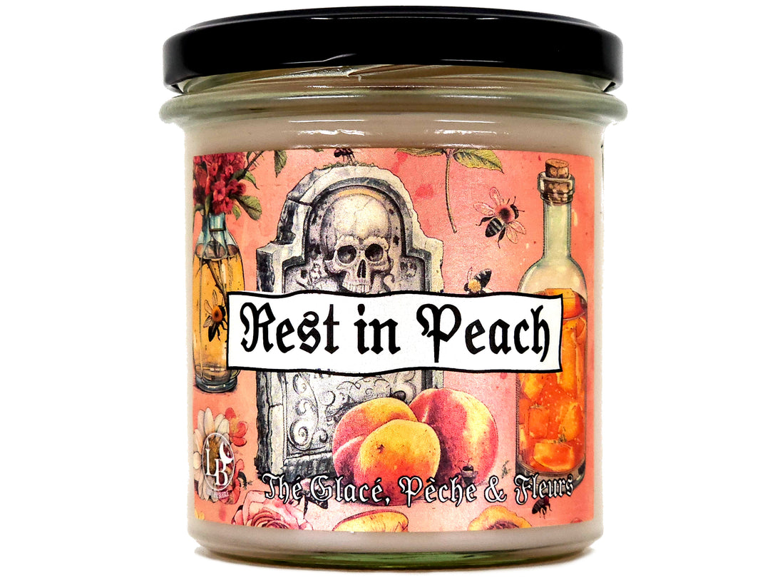REST IN PEACH - candle