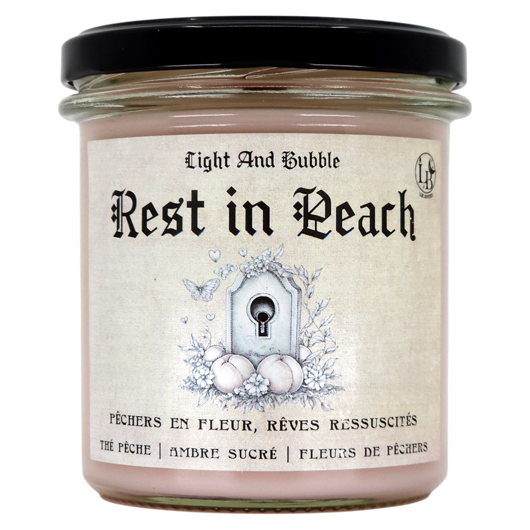 REST IN PEACH - candle