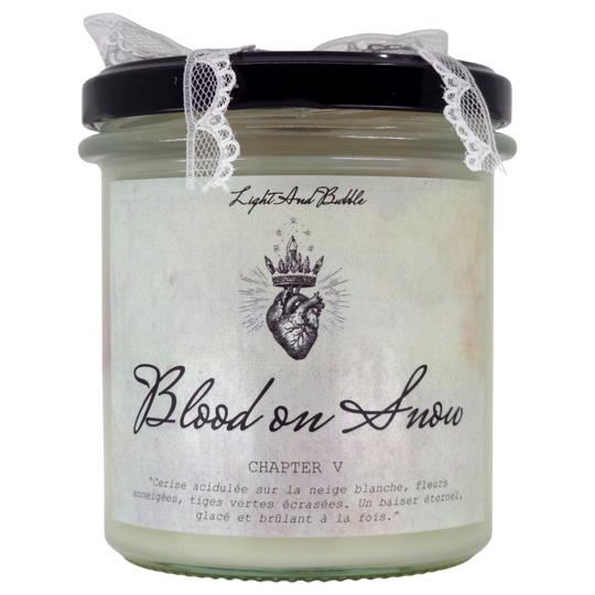 BLOOD ON SNOW - candle 