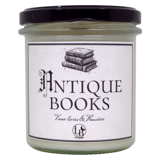ANTIQUE BOOKS - candle