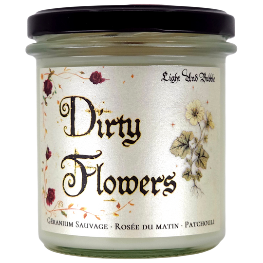DIRTY FLOWERS Kerze