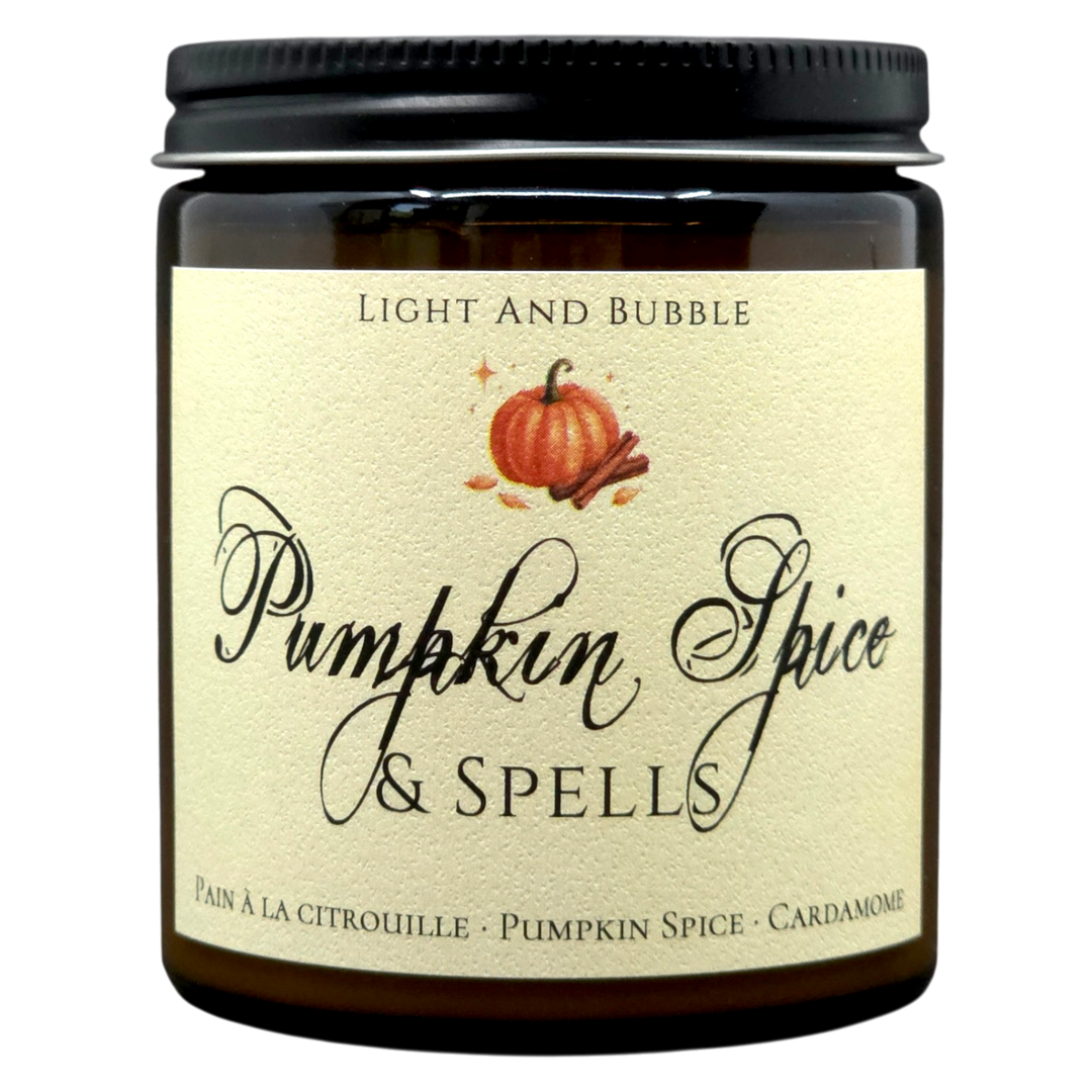 PUMPKIN SPICE &amp; SPELLS - bougie