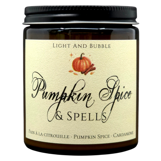 PUMPKIN SPICE &amp; SPELLS - bougie