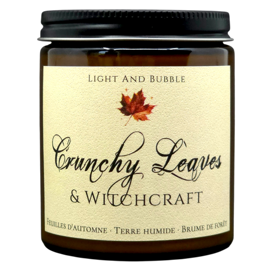 CRUNCHY LEAVES &amp; WITCHCRAFT - bougie
