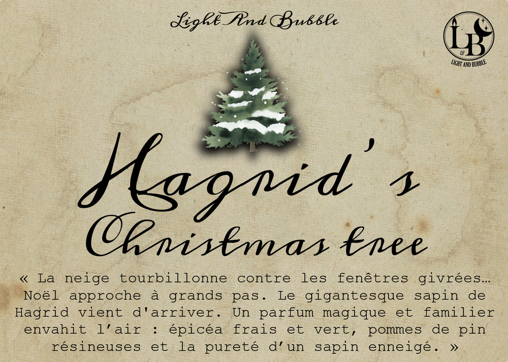 HAGRID'S CHRISTMAS TREE - bougie