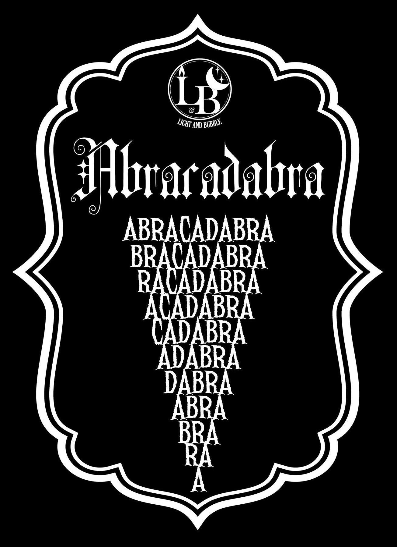 ABRACADABRA - bougie