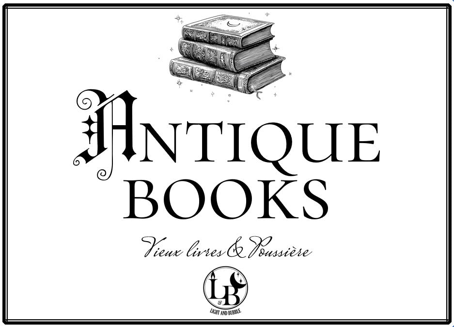 ANTIQUE BOOKS - candle