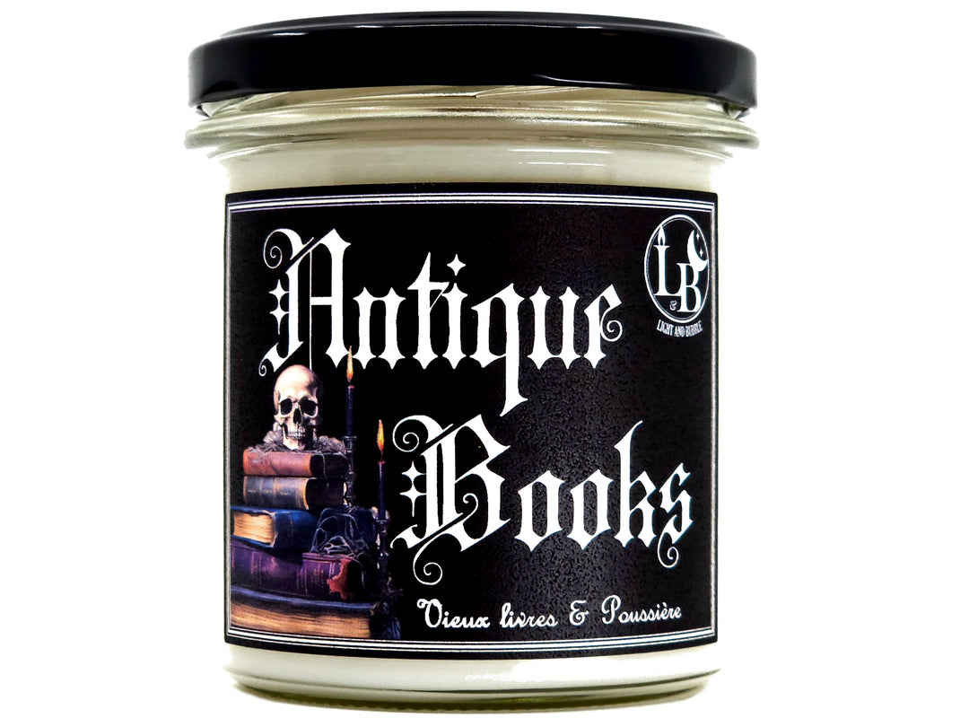 ANTIQUE BOOKS - candle