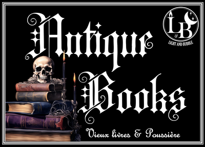 ANTIQUE BOOKS - bougie