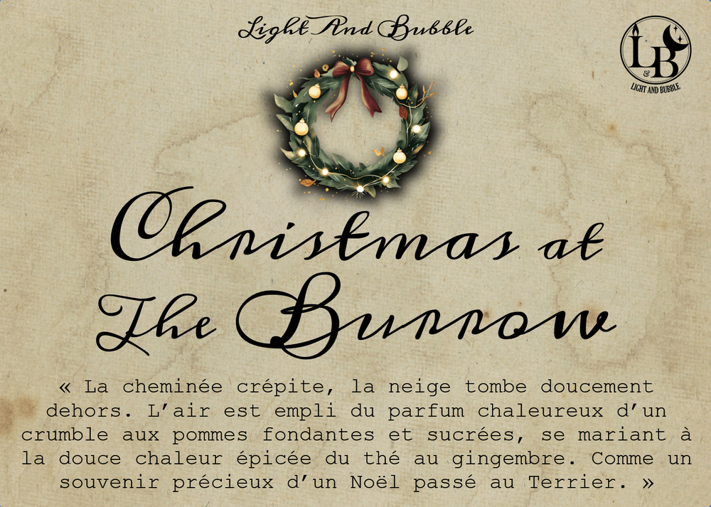 CHRISTMAS AT THE BURROW - bougie