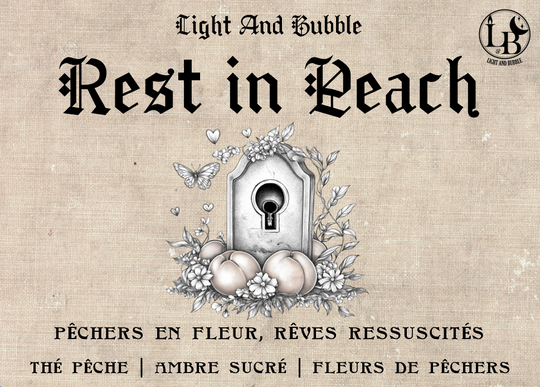 REST IN PEACH - candle