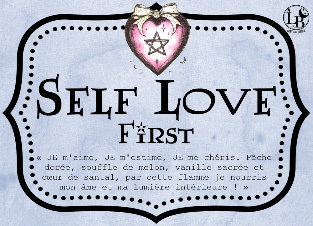 SELF LOVE FIRST - bougie