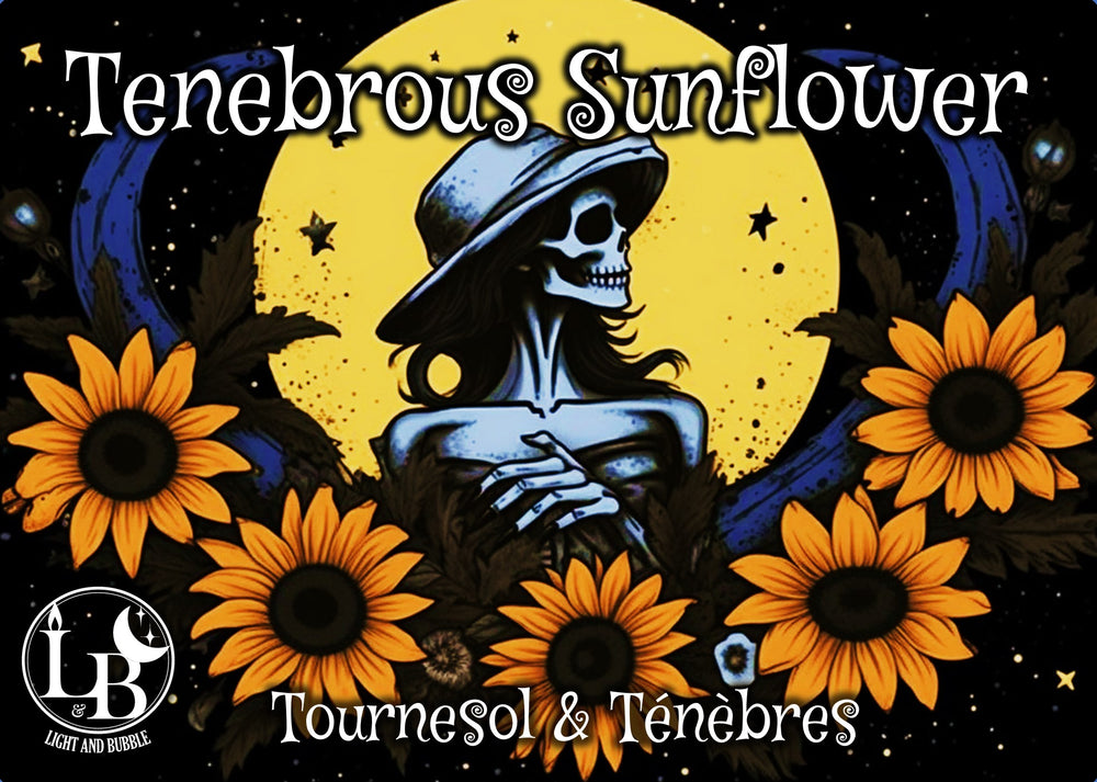 TENEBROUS SUNFLOWER - bougieDescription ! NEW ! -SEASONAL PRODUCT- Tenebrous Sunflower est une ode à la beauté obscure de la nature. Les notes terreuses de tournesol, de sable brûlant et de soleil étouffant s'entremêlent avec une brise sublime de fleur d'